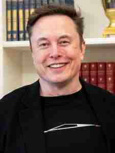 Elon Musk Tesla shares slide